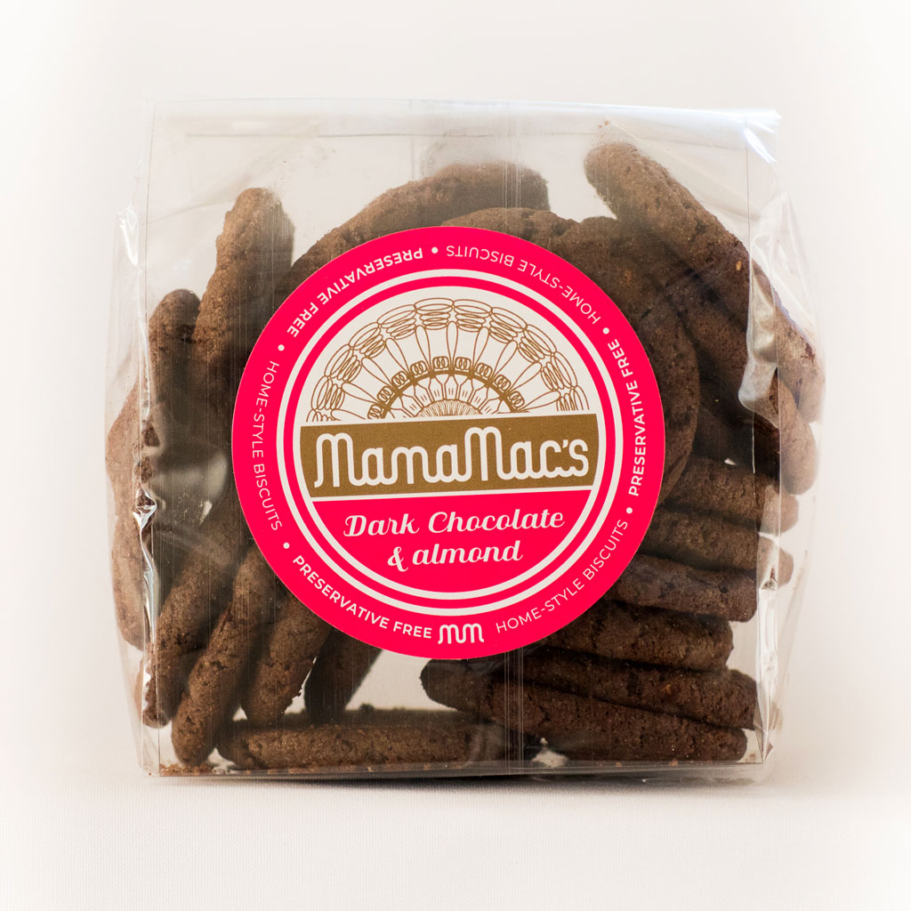 MamaMac's Dark Chocolate & Almond Biscuits-image