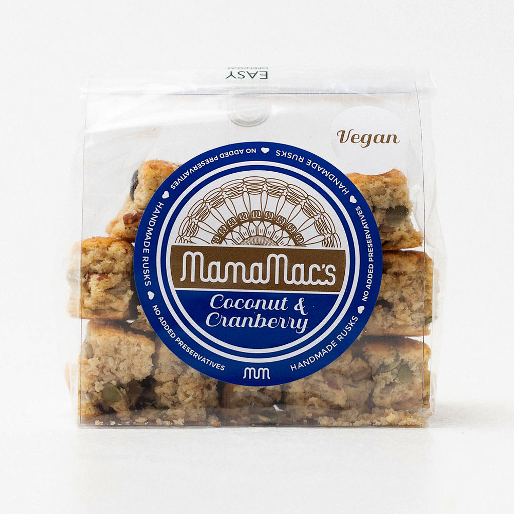 MamaMacs Coconut and Cranberyy Rusks